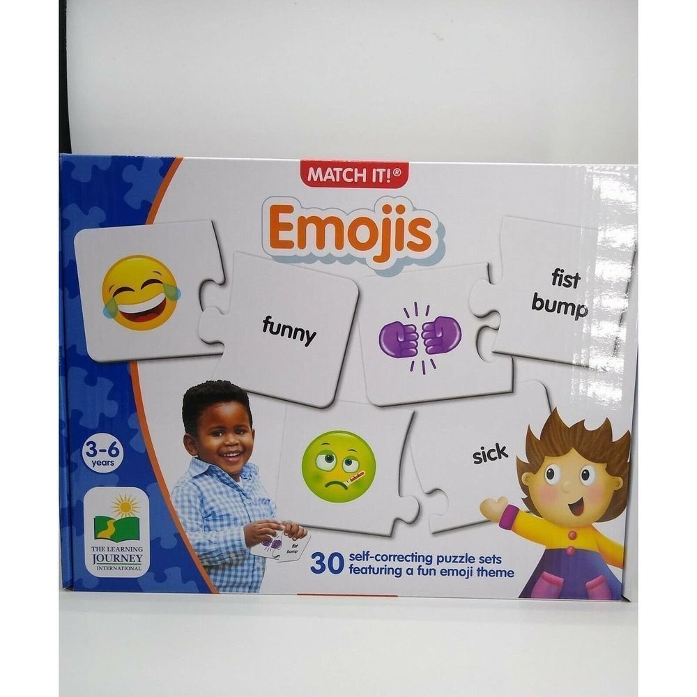 Learning Journey International LLC The Learning Journey - Match It! Emojis NEW